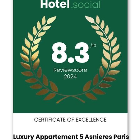 Luxury Appartement 5 Asnieres Paris Buitenkant foto