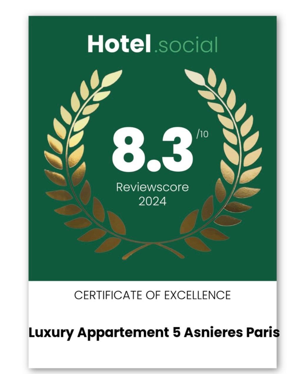 Luxury Appartement 5 Asnieres Paris Buitenkant foto